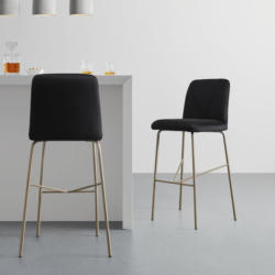 BARHOCKER in schwarz 'Tara'