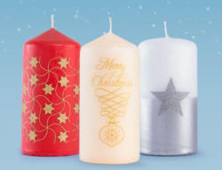 Weihnachtliches Kerzensortiment