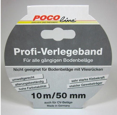 Verlegeband, Weiß, ca. 50 mm x 10 m