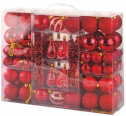 Starter-Set Baumschmuck 88 teilig rot