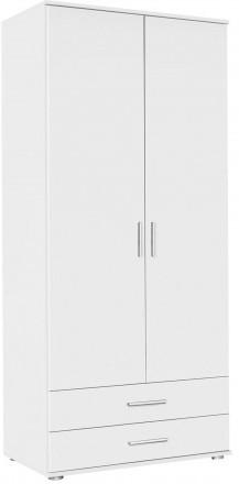 Kleiderschrank Rasant Alpinweiß, 85 cm
