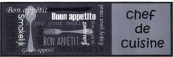 Teppich Cook & Wash ca. 50 x 150 cm chef de cuisine