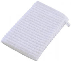 Waschhandschuh Manhattan weiß 15 x 21 cm