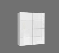 Schwebetürenschrank Starlet Plus Weiß Hochglanz, 170,3 cm