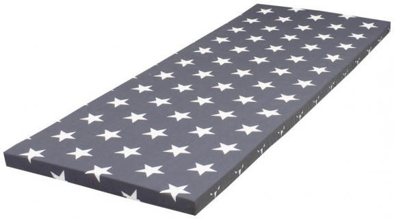 Rollmatratze ComfortPur anthrazit/Sterne, 70 cm