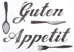 Wandtattoo "Guten Appetit"