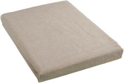Biber Spannbettlaken taupe 150 x 200 cm