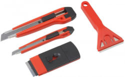 Messerset mit Schaber 4-tlg.