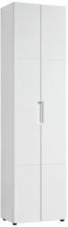Mehrzweckschrank Mailand weiß Hochglanz ca. 53 x 202 x 35 cm