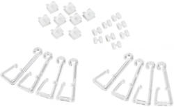 Ösengleiter, transparent, 8er Pack