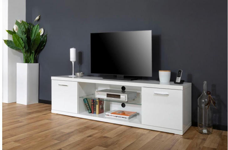 TV-Lowboard Milano weiß Hochglanz