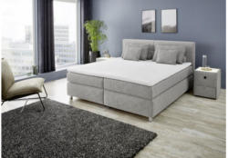 Boxspringbett grau 180 cm