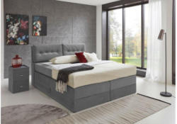 Boxspringbett Lavanta grau 180 cm