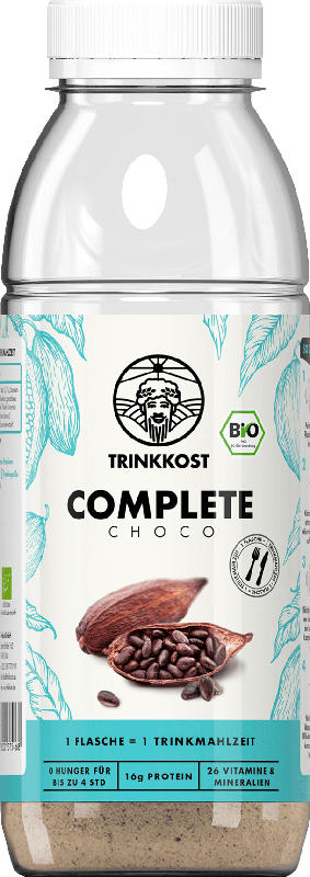 Trinkkost Mahlzeitenersatz COMPLETE Schoko Shake Pulver für eine ausgewogene Mahlzeit, 1 Mahlzeit zum Probieren