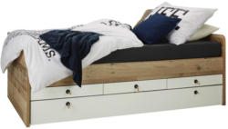 Bett in Eichefarben Old Style
