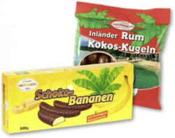 Hauswirth Schoko-Bananen* od. Inländer Rum Kokos-Kugeln*