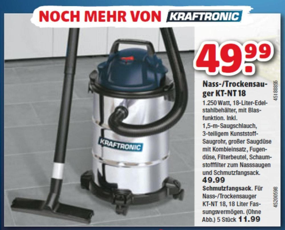 Nass-Trockensauger KT-NT 18