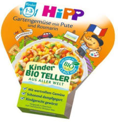 HiPP Kinder-Bio-Teller aus aller Welt - Gartengemüse mit Pute und Rosmarin