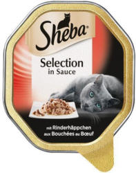 Sheba Katzennassfutter Selection Rinderhäppchen in Sauce
