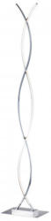LED-Stehleuchte chrom Höhe 138 cm