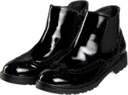 Damen Chelsea-Boots in Lack-Optik