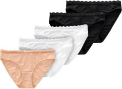 5 Damen Slips aus Mikrofaser