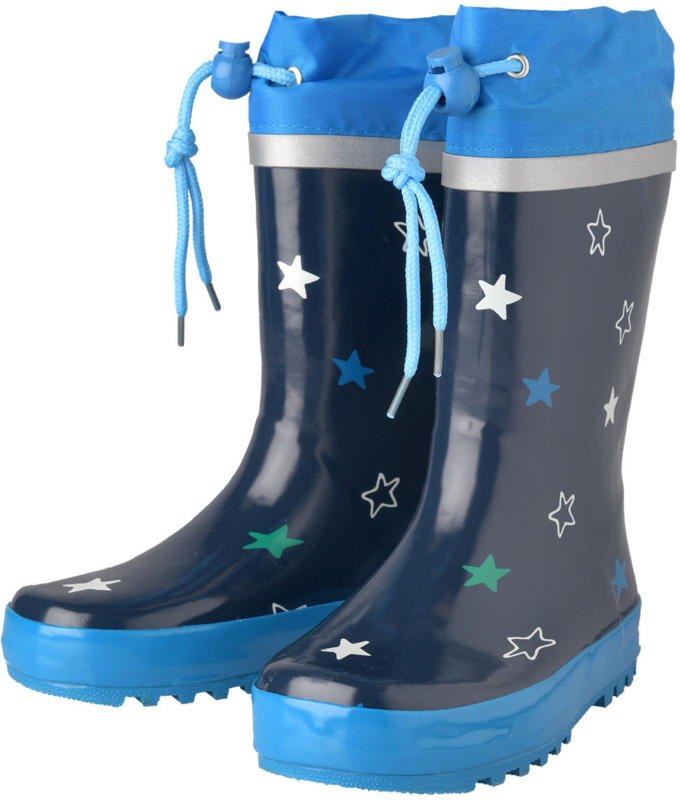 Jungen Regenstiefel mit Sternen allover (Nur online)