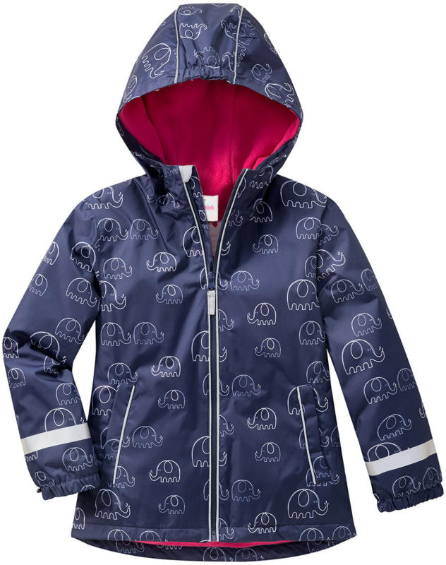 Baby Regenjacke mit Elefanten allover (Nur online)