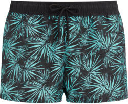 Damen Badeshorts mit Farn-Print