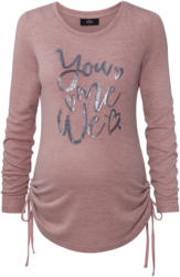 Damen Umstands-Sweatshirt mit Pailletten