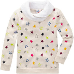 Mädchen Sweatshirt mit buntem Sternen-Print