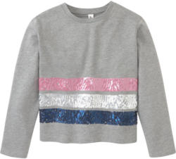 Mädchen Sweatshirt mit Pailletten