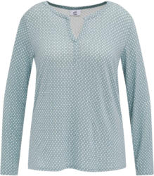 Damen Langarmshirt mit V-Ausschnitt