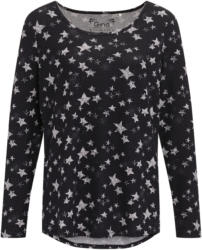 Damen Langarmshirt mit Sternen-Print
