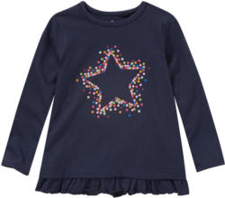 Mädchen Langarmshirt mit Rüschen