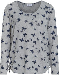 Damen Langarmshirt mit Schmetterling-Allover
