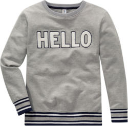 Jungen Sweatshirt mit Frottee-Applikation