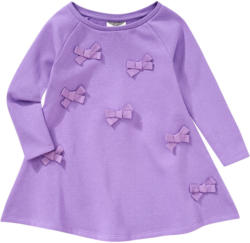 Mädchen Sweatkleid mit Schleifen