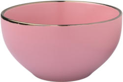 Keramik-Schale mit Rand in Gold-Optik