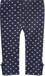 Baby Leggings mit Herz-Allover