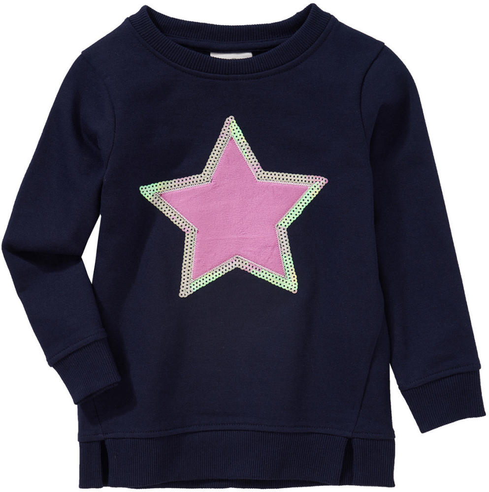 Mädchen Sweatshirt Basic - Rundhals Langarm Für 3-14 Jahre