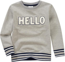 Jungen Sweatshirt mit Frottee-Applikation (Nur online)