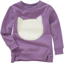 Mädchen Sweatshirt mit Plüsch-Applikation