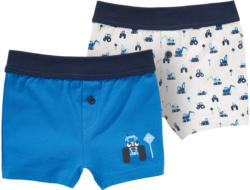 2 Baby Boxer mit Baustellen-Prints