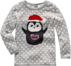Baby Pullover mit Pinguin-Motiv
