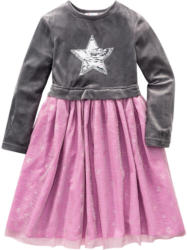 Festliches Mädchen Kleid mit Wendepailletten