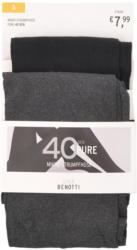 2 Damen Mikro-Strumpfhosen mit 40 DEN