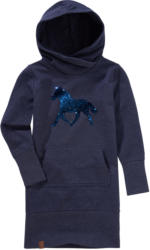 Mädchen Sweatkleid mit Pferde-Motiv
