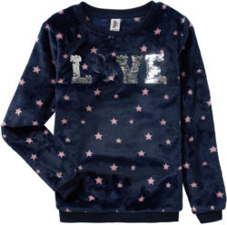 Mädchen Kuschelpullover mit Wendepailletten