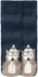 1 Paar Damen Kuschelsocken mit ABS-Noppen